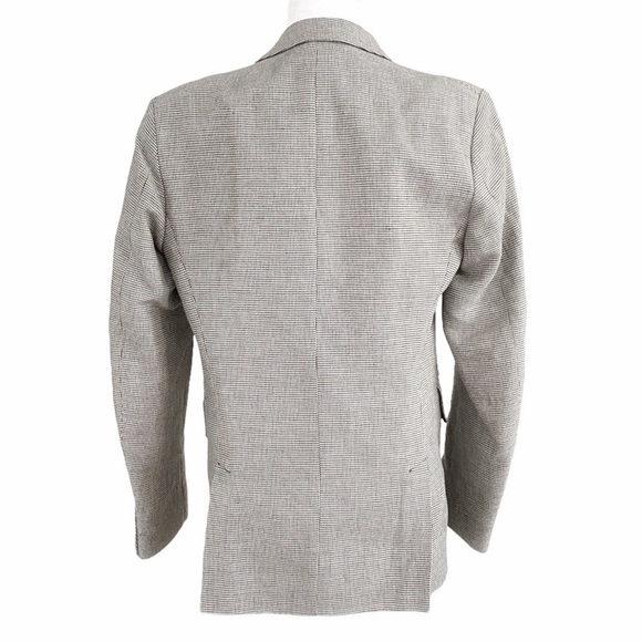 DIESEL BLACK GOLD LABEL MEN'S LINEN BLEND TEXTURED BLAZER - S - Picture 3 of 9